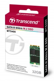 �����  ���� Transcend 32GB M.2  2242 SSD SATA3 MLC, read-write: up to 560MBs, 320MBs