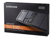 Enterprise SSD Samsung 960 EVO Series, 500 GB 3D V-NAND Flash, NVMe M.2 (PCIe Slot)