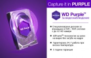HDD 4TB SATAIII WD Purple 64MB for DVR/Surveillance (3 years warranty)
